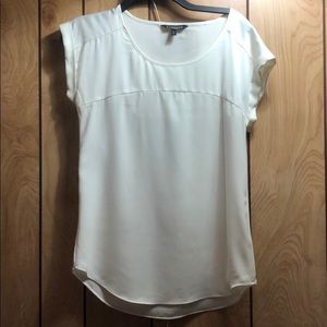 White Express Silk Blouse